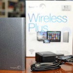 Unboxing and look at the Seagate Wireless Plus external hard drive with wifi