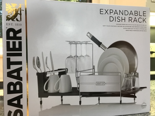Sabatier Expandable Dish Rack and HYDY Estiva Water Bottle